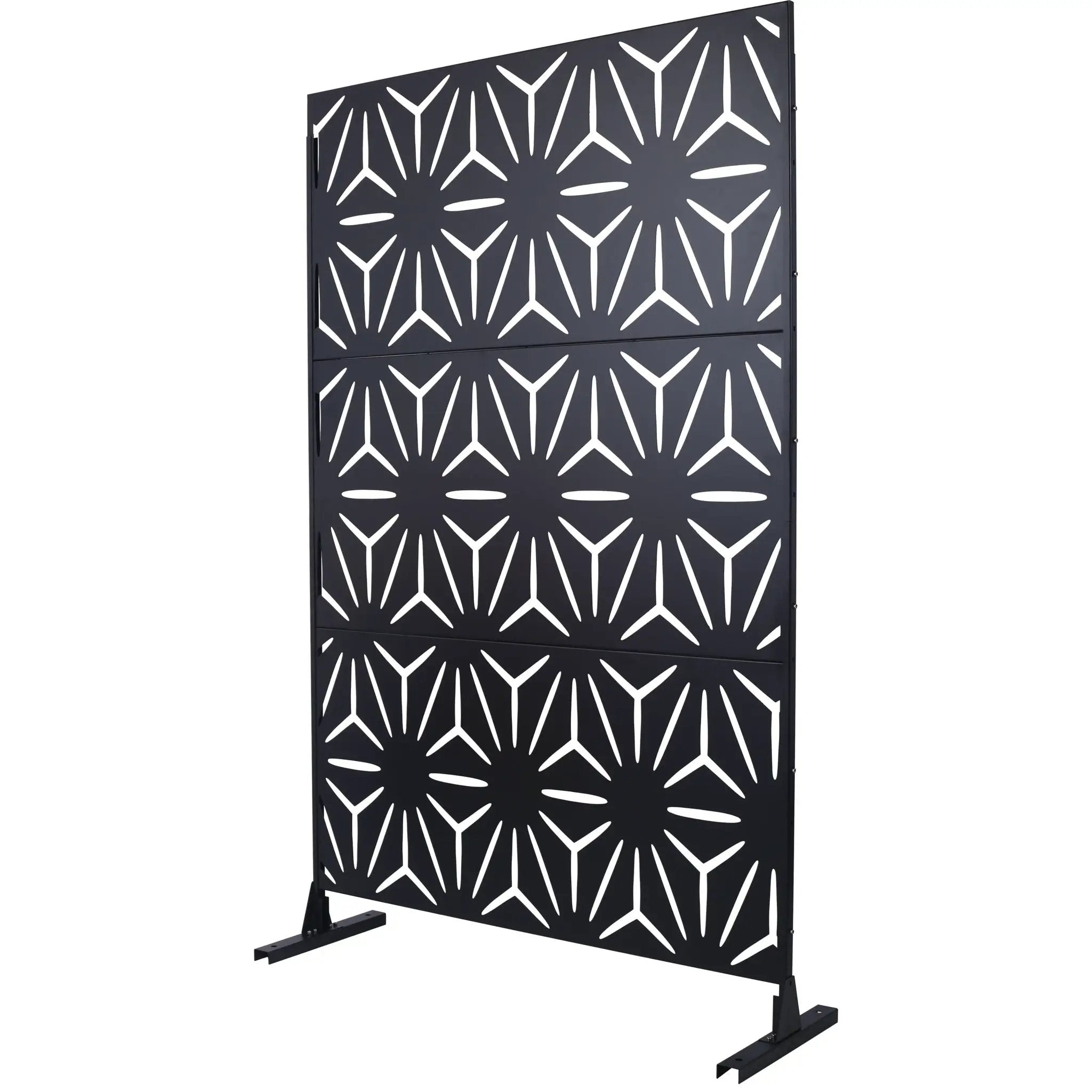 Outdoor & Indoor Metal Privacy Screen, Freestanding Decorative Panels by HouseOfZazla