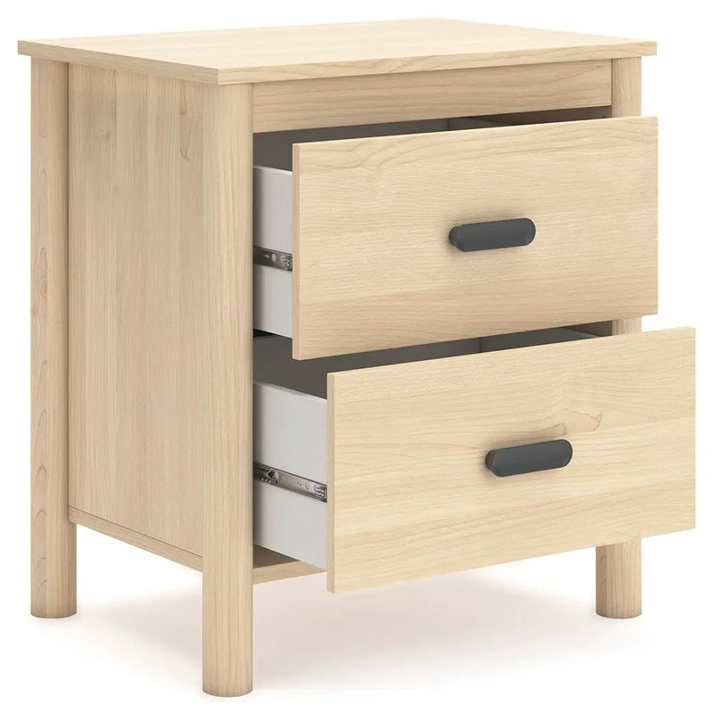 Cabinella - Two Drawer Night Stand - Tan by Unique Piece Furniture