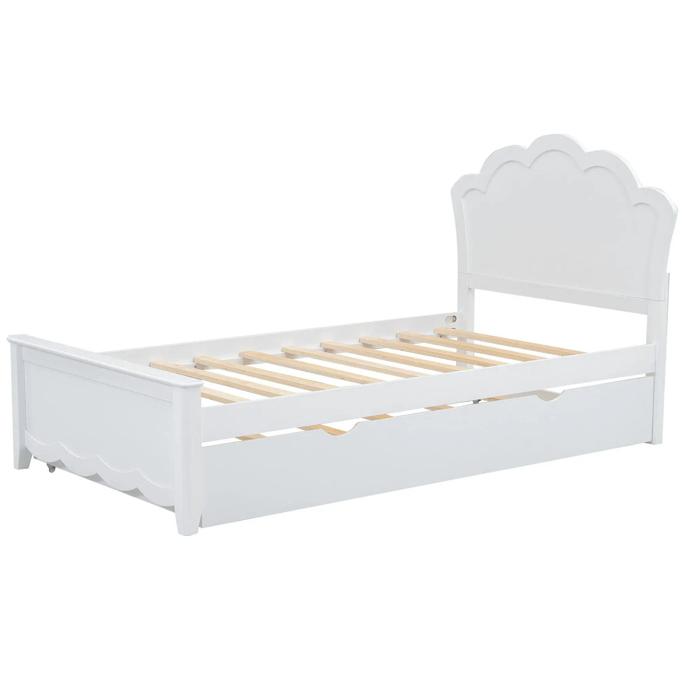 Platform Bed With Headboard And Trundle by HouseOfZazla