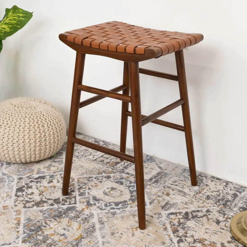 Maya - Stool - Rustic / Tan by Unique Piece Furniture