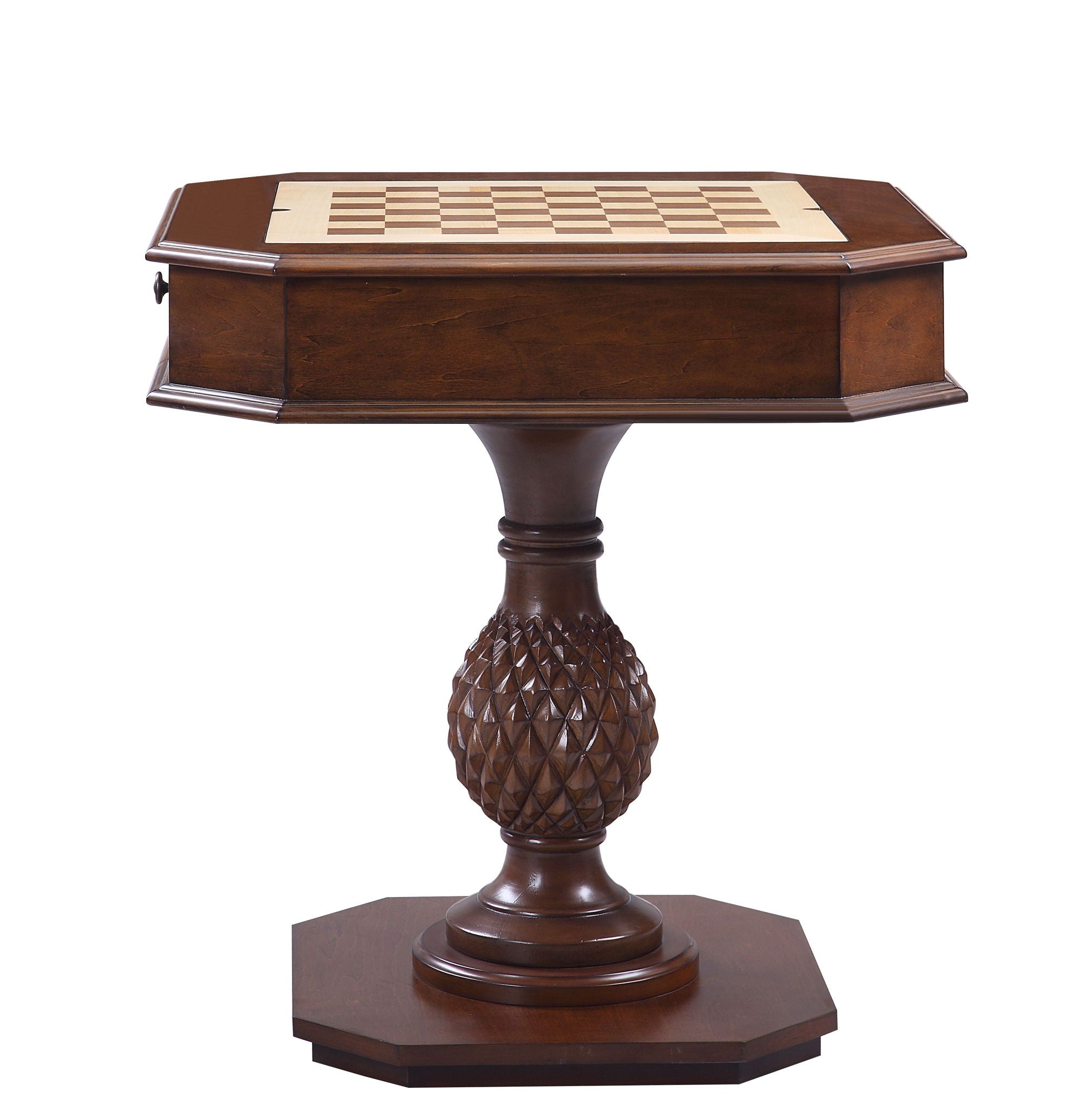 Bishop Reversible Chess Checker Game Table With Game Tray by HouseOfZazla