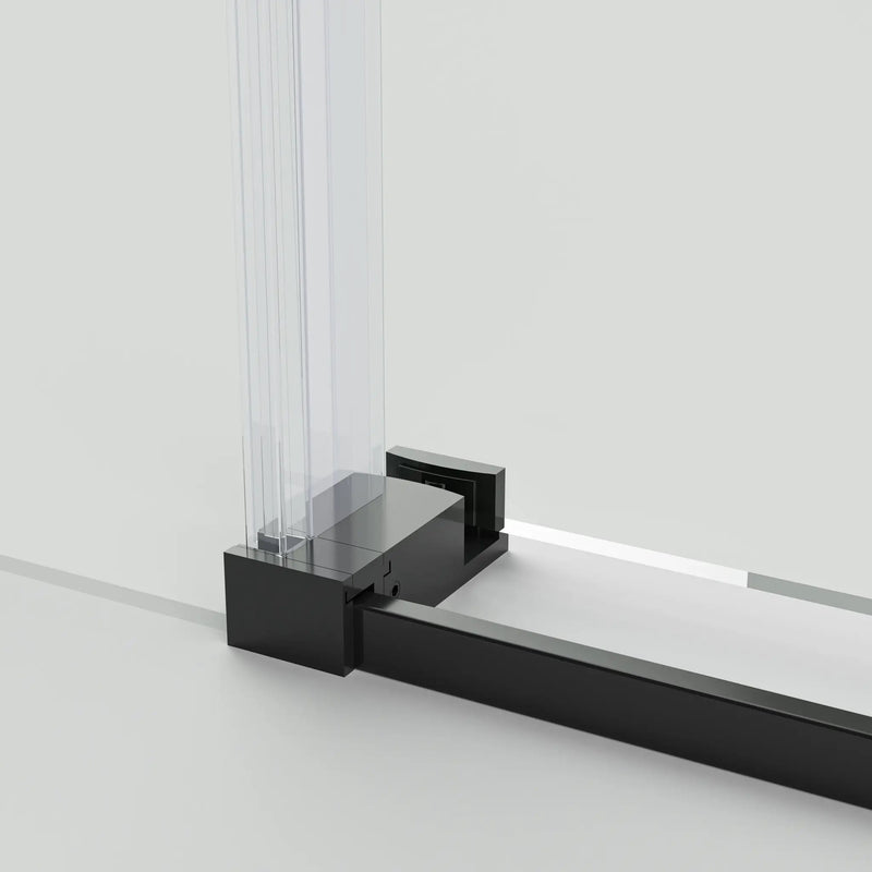 56-60"W x 76"H Frameless Sliding Shower Door with Premium Tempered Glass by HouseOfZazla