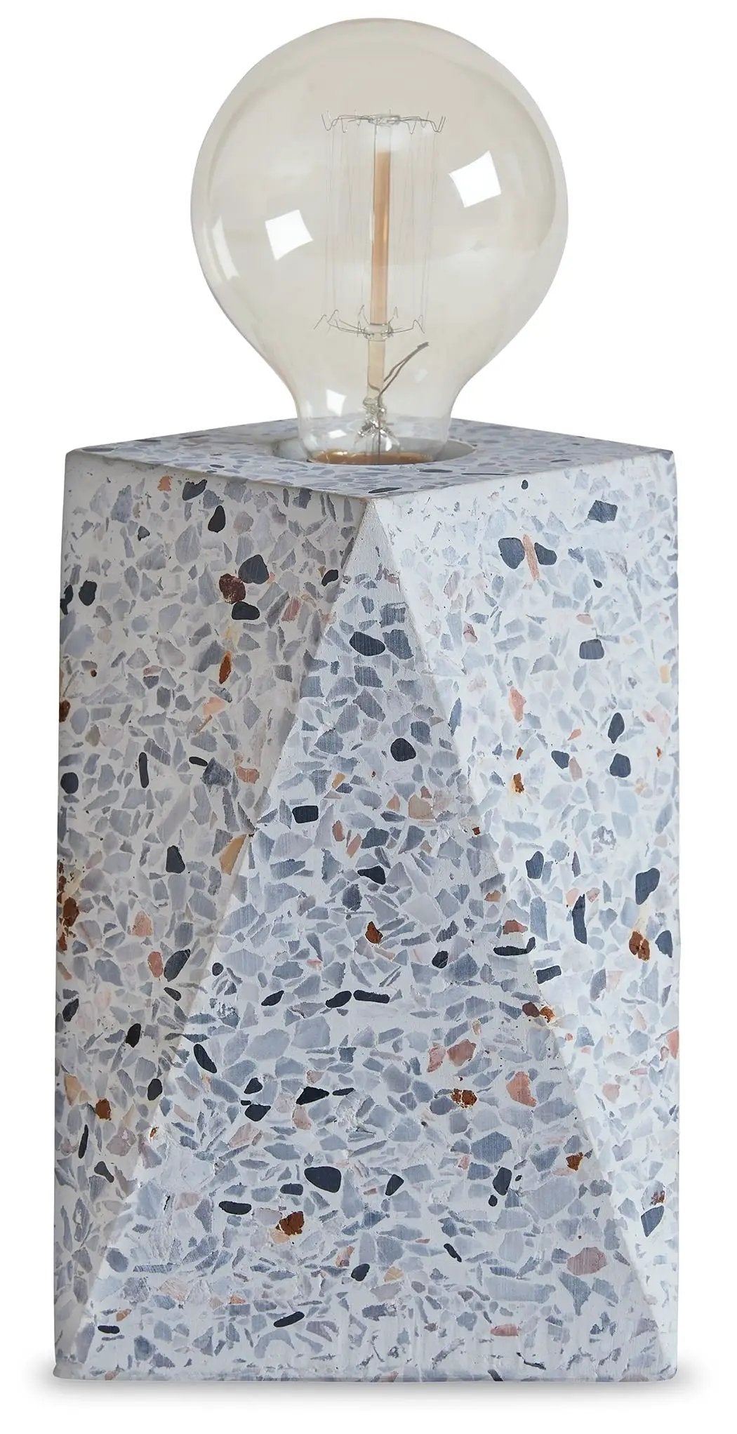 Maywick - Concrete Table Lamp - White by Unique Piece Furniture
