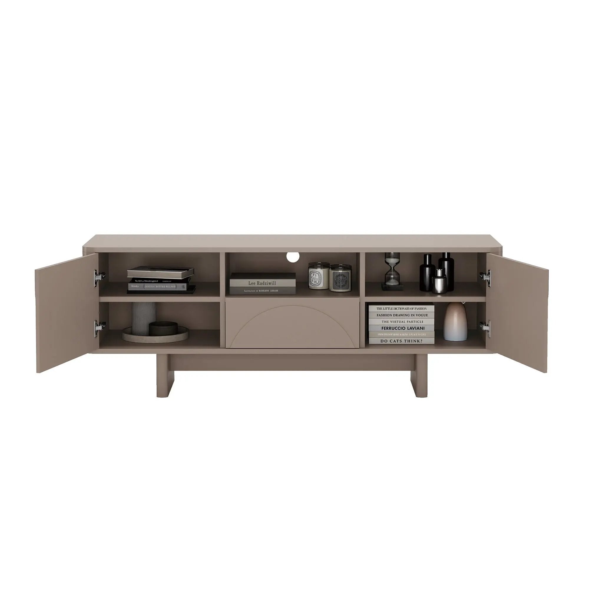 Ella - TV Stand With Adjustable Shelves by HouseOfZazla