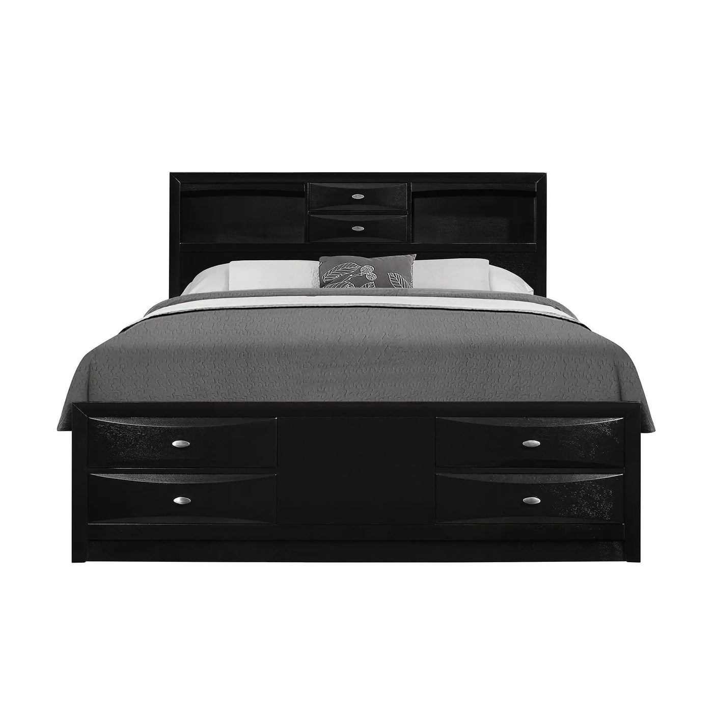 Lucille - Bed With Storage And Bookcase Headboard by Unique Piece Furniture