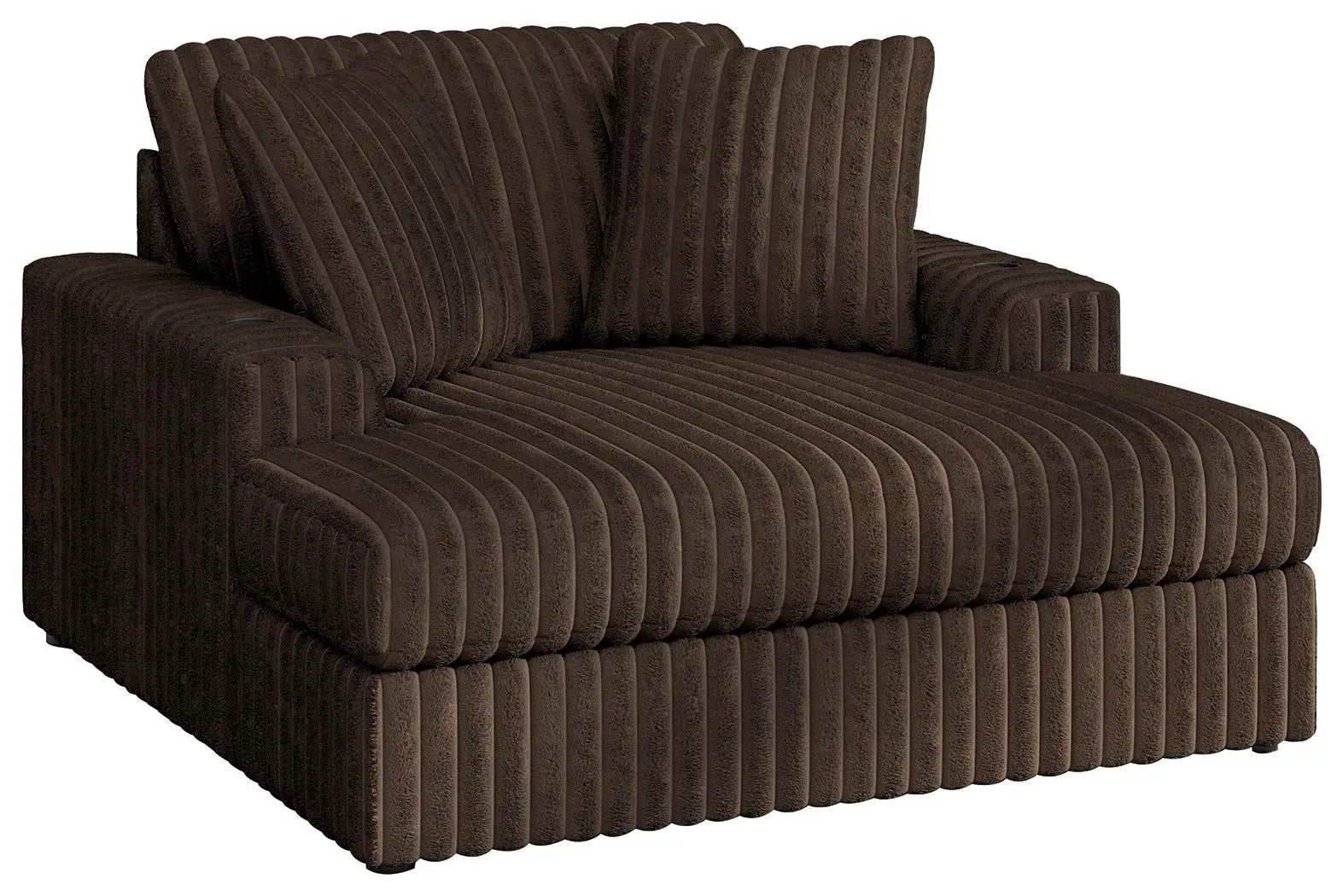 Midnight-Madness - Oversized Chaise by Unique Piece Furniture