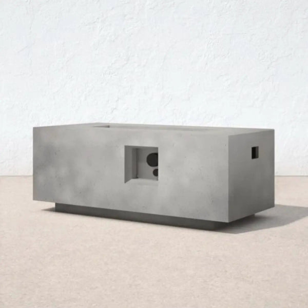 Propane Outdoor Durable Fire Pit Table - Gray