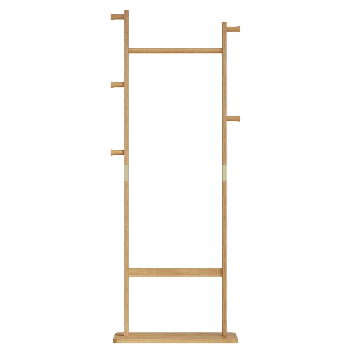 Solid Wood Hat Rack with Space-Efficient Design - Light Brown, White, Dark Brown, photo 2 of 12