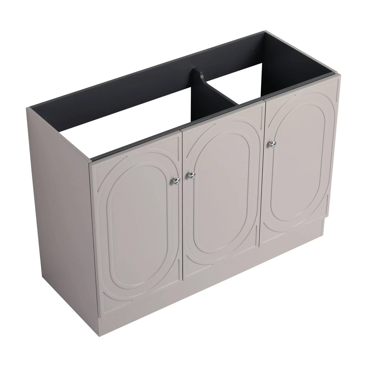Modern Freestanding Bathroom Vanity With Soft Close Cabinet Doors by HouseOfZazla
