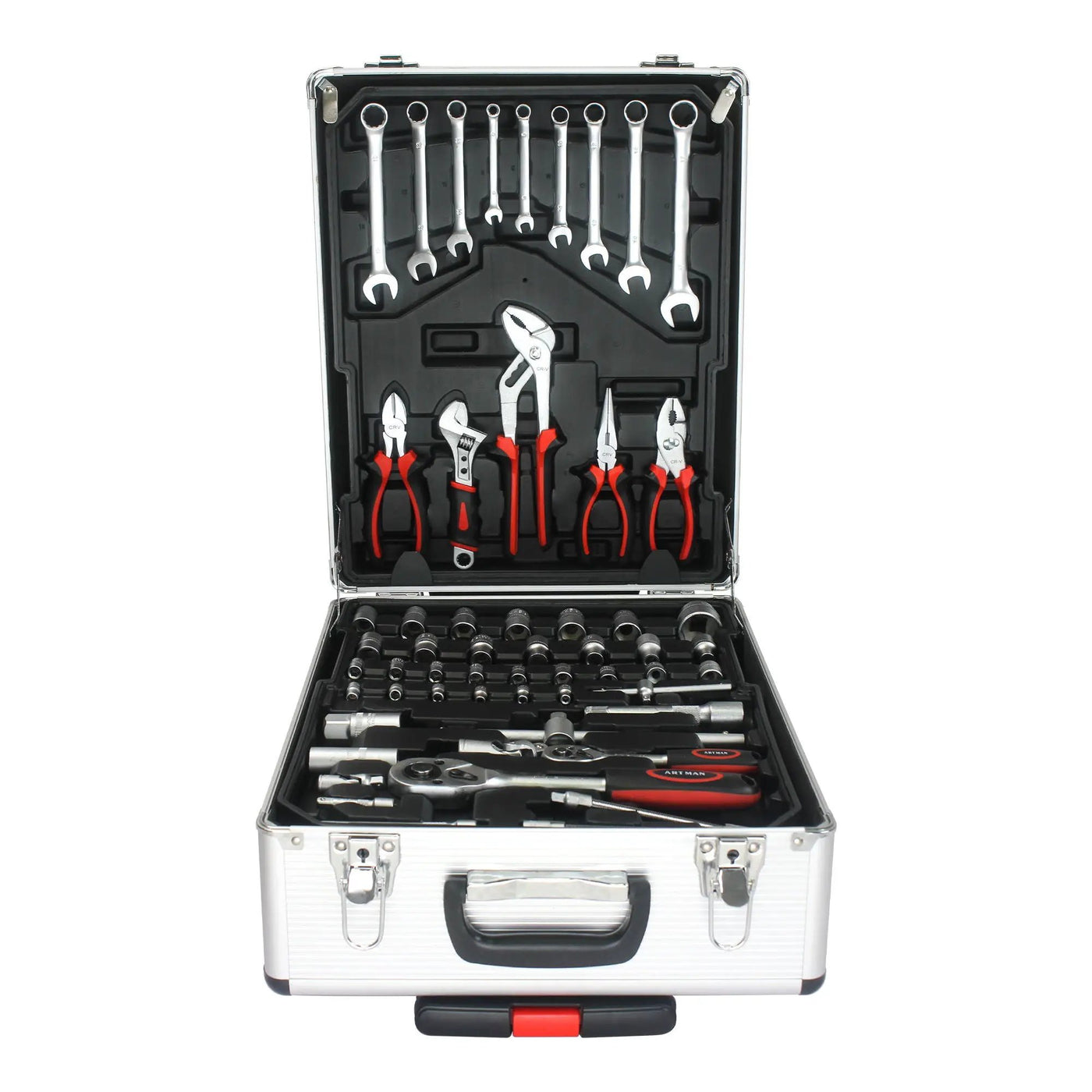 899 Piece Home Repair Tool Set With Rolling Plastic Toolbox, 4 Drawers, General Household Maintenance Kit by HouseOfZazla