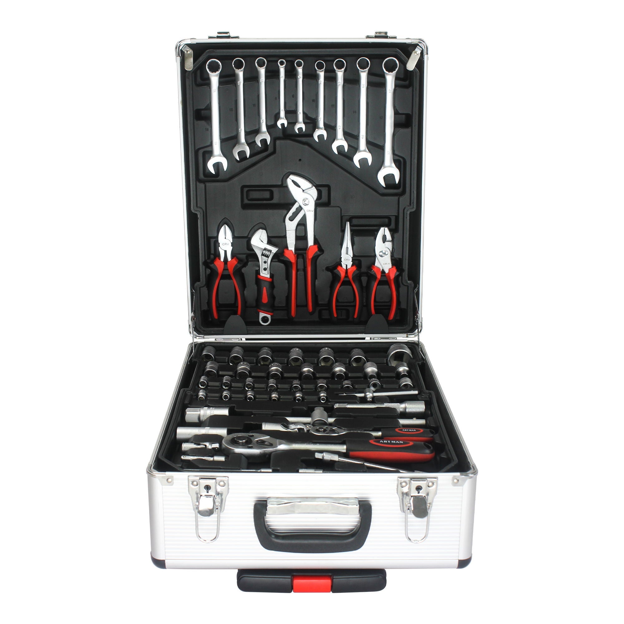 899 Piece Home Repair Tool Set With Rolling Plastic Toolbox, 4 Drawers, General Household Maintenance Kit by HouseOfZazla