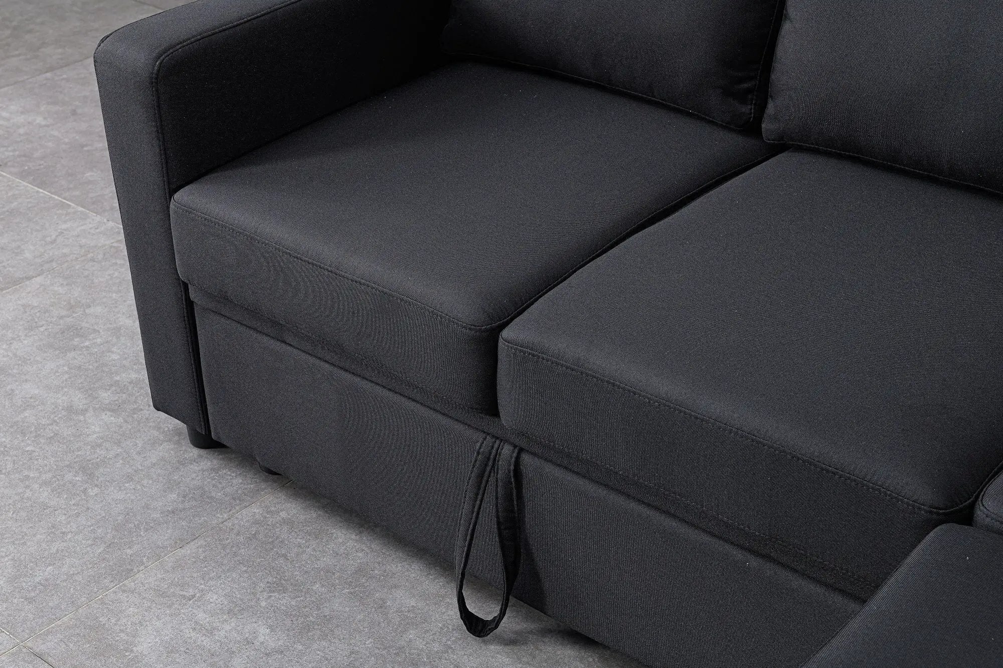 Comfort Design Sectional Sofa Bed by Unique Piece Furniture