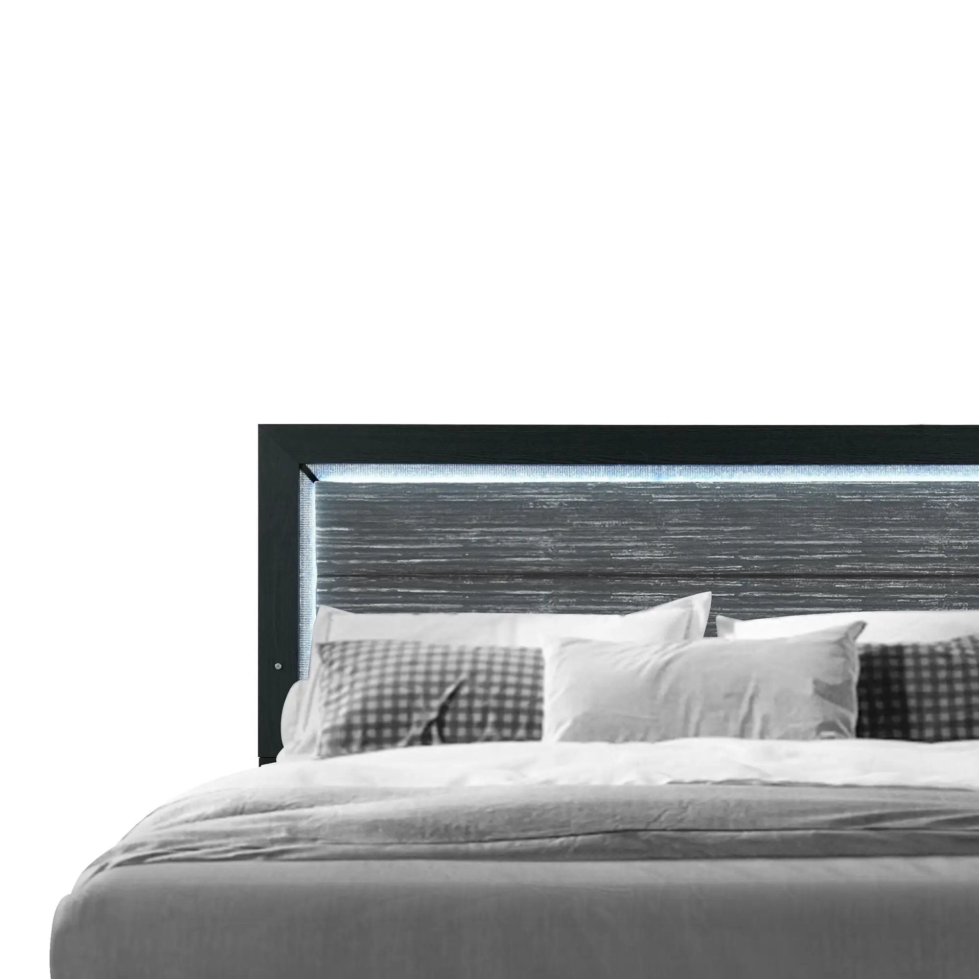 Carlos - Modern Design Bed With LED by Unique Piece Furniture