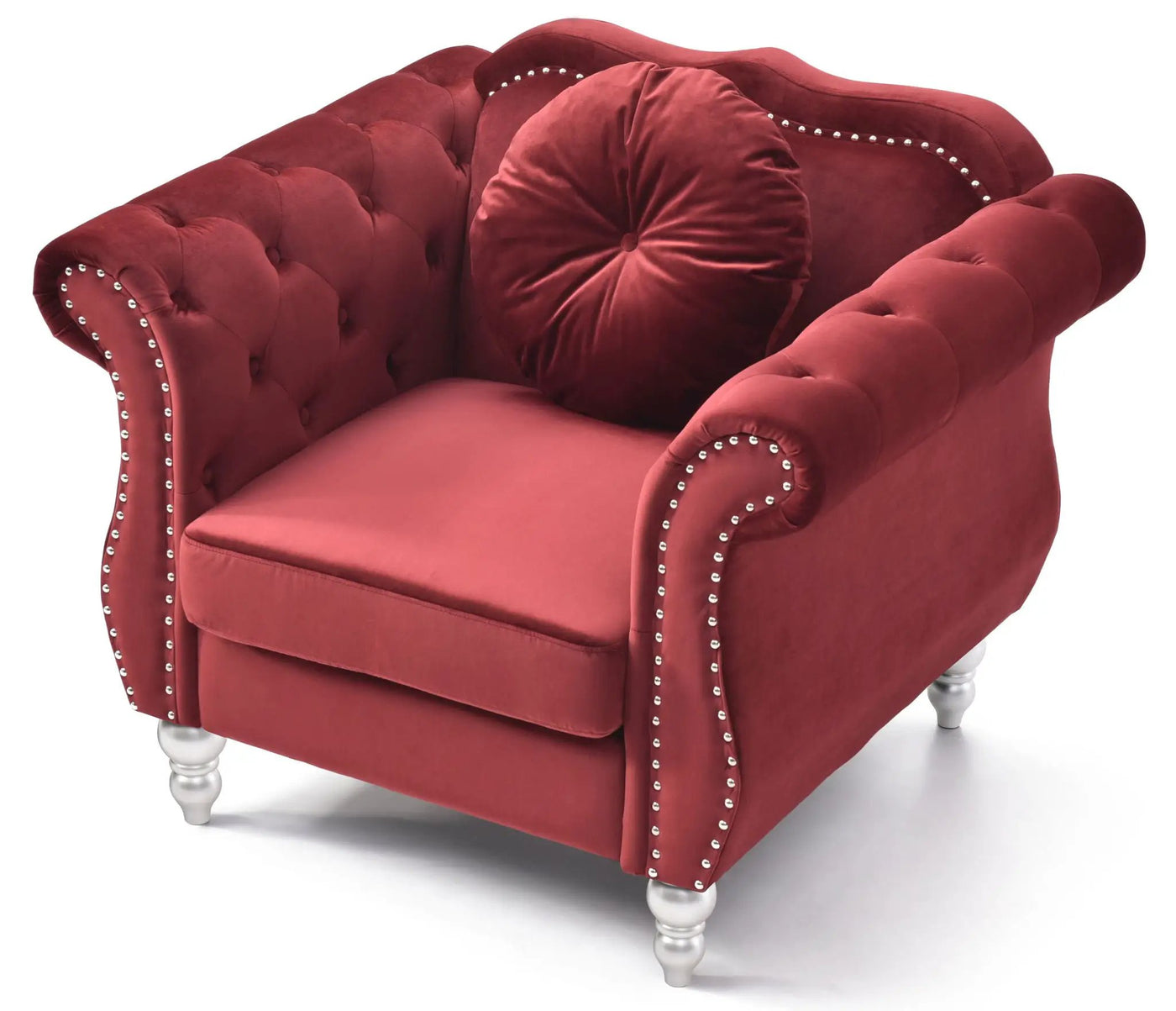 Chic Transitional Flared Arm Chair by HouseOfZazla