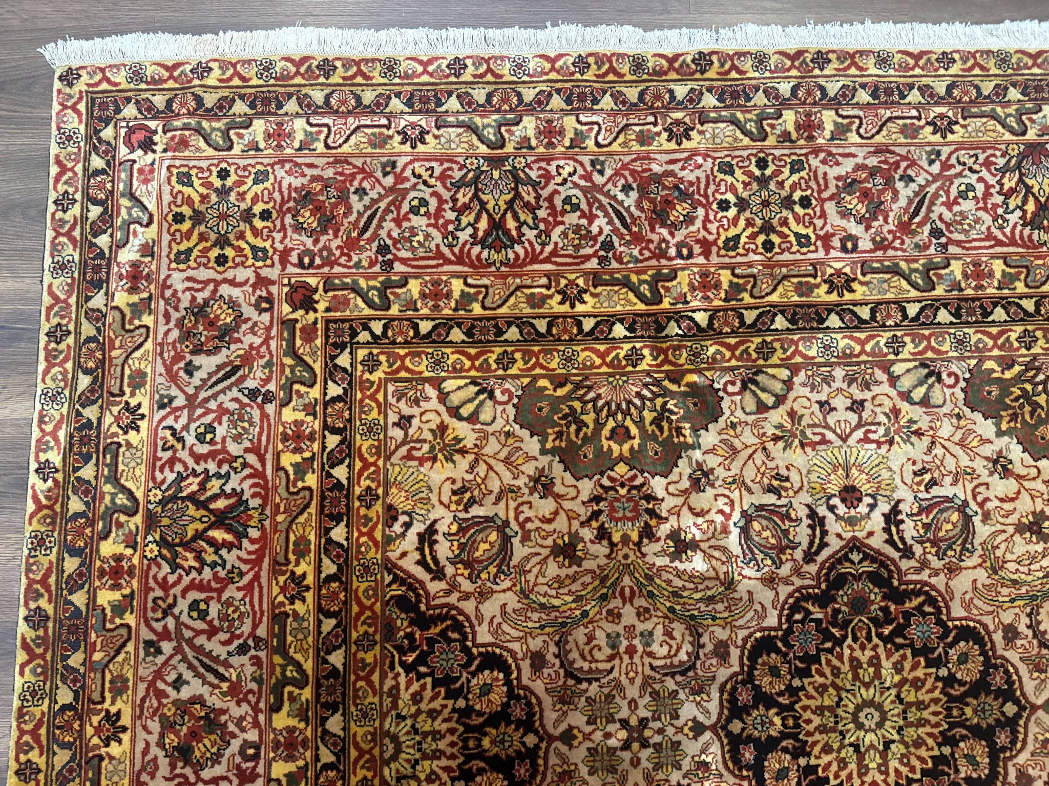Indian Agra Rug 9x12, Fine Oriental Carpet by Jewel Rugs
