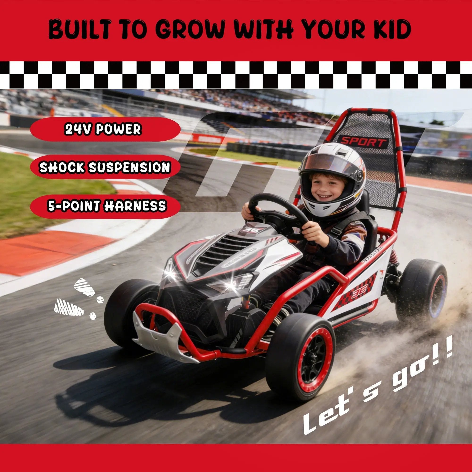 24V 400W Electric Kids Ride-On Toy by HouseOfZazla