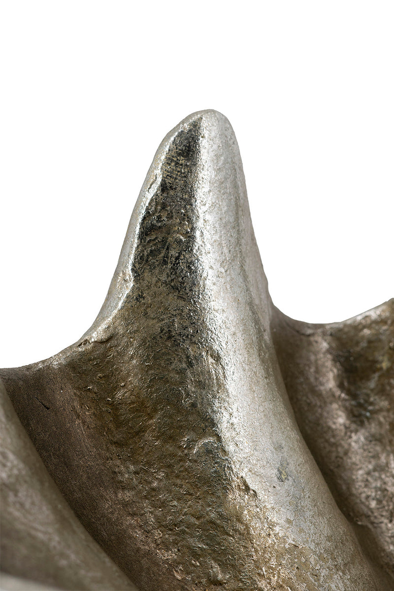 Silver Decorative Shell Bowl with Coastal Shell Design - Silver, photo 8 of 10