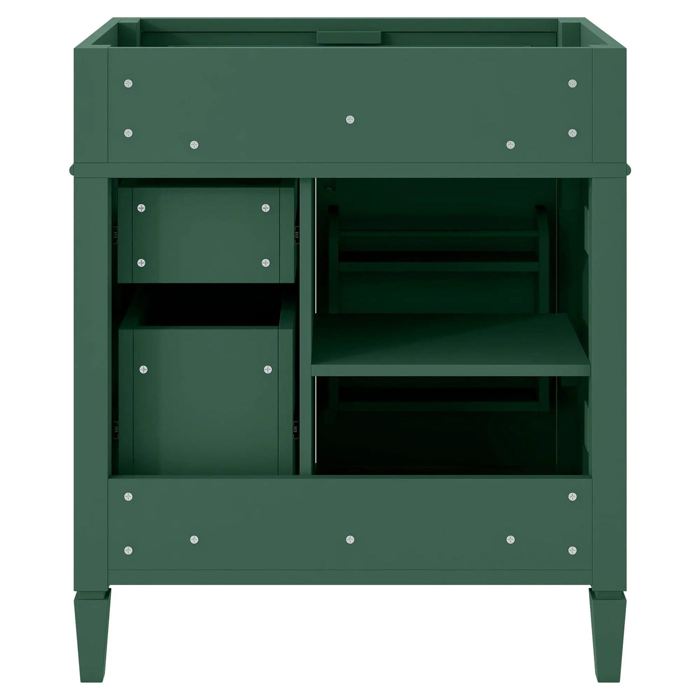Bathroom Vanity With 2 Drawers And Tip-Out Drawer, Storage Cabinet by Unique Piece Furniture
