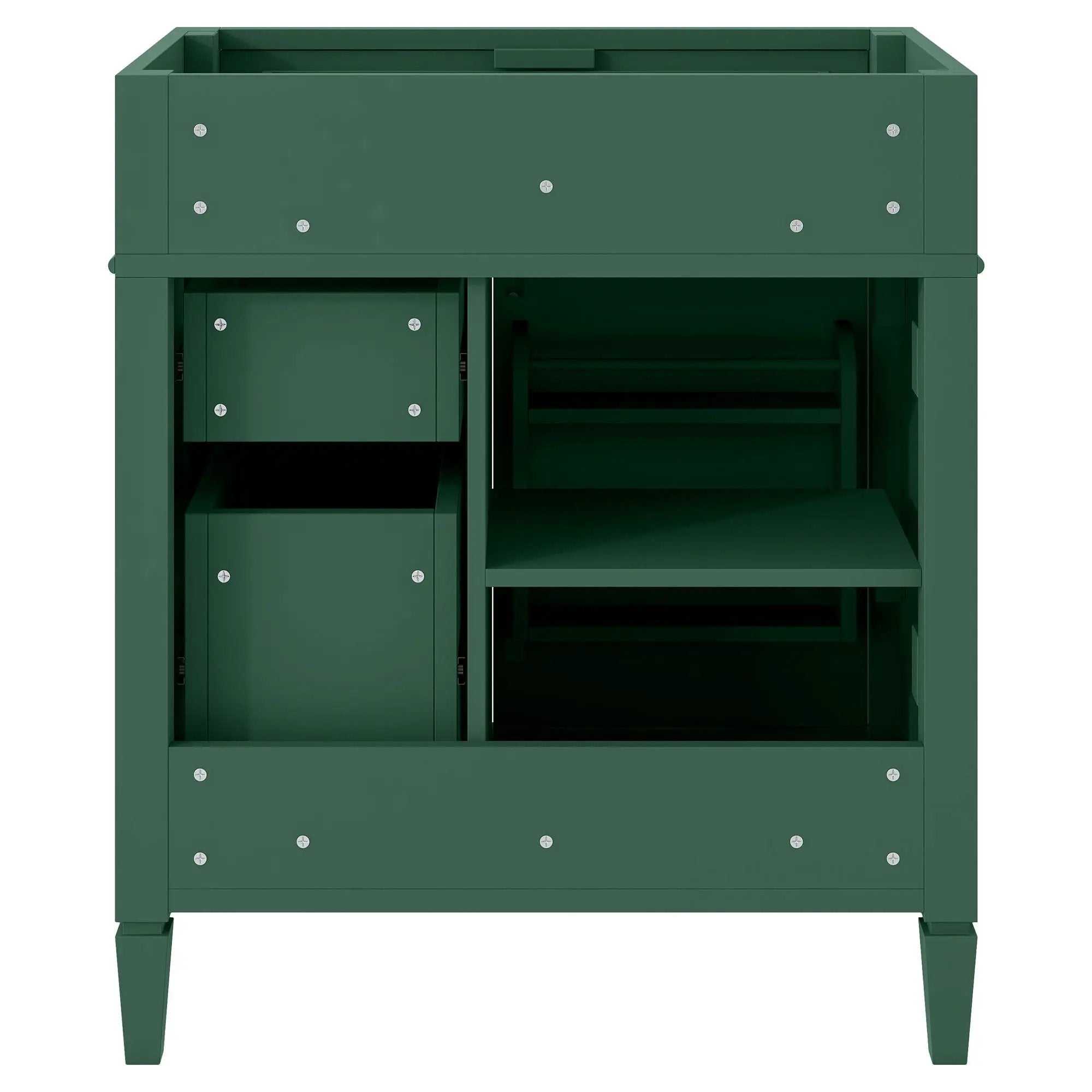 Bathroom Vanity With 2 Drawers And Tip-Out Drawer, Storage Cabinet