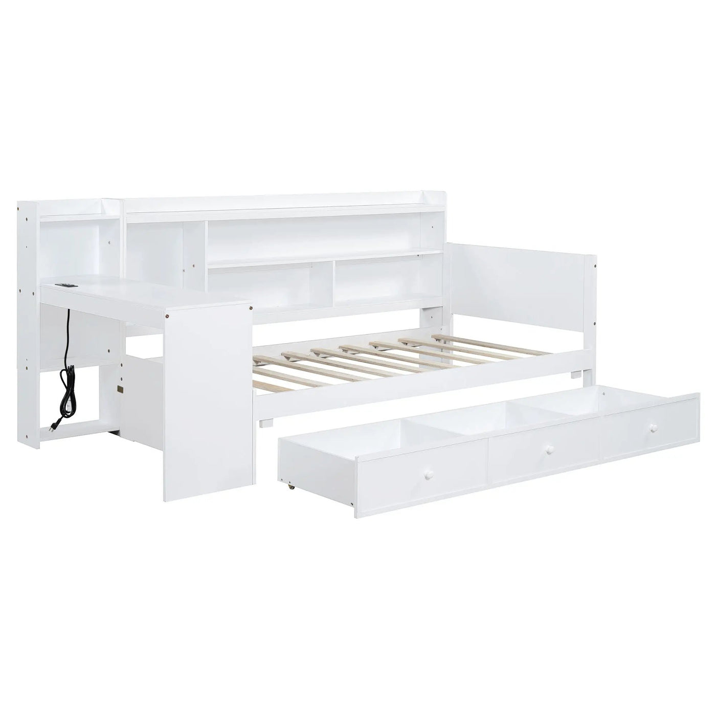 Daybed With 3 Drawers USB Ports And Desk by Unique Piece Furniture