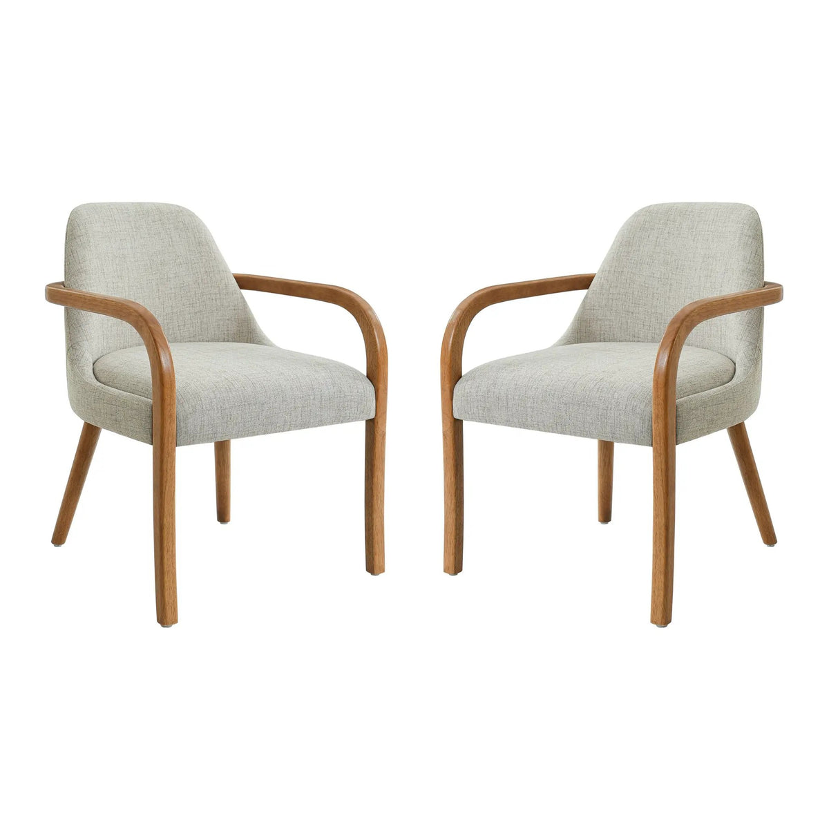Set of 2 Mid-Century Dining Chairs by HouseOfZazla