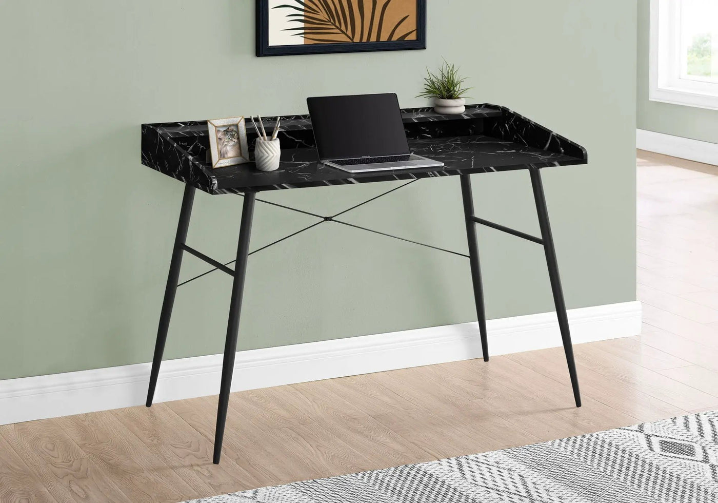 Computer Desk For Home Office With Laptop Storage Shelves by HouseOfZazla