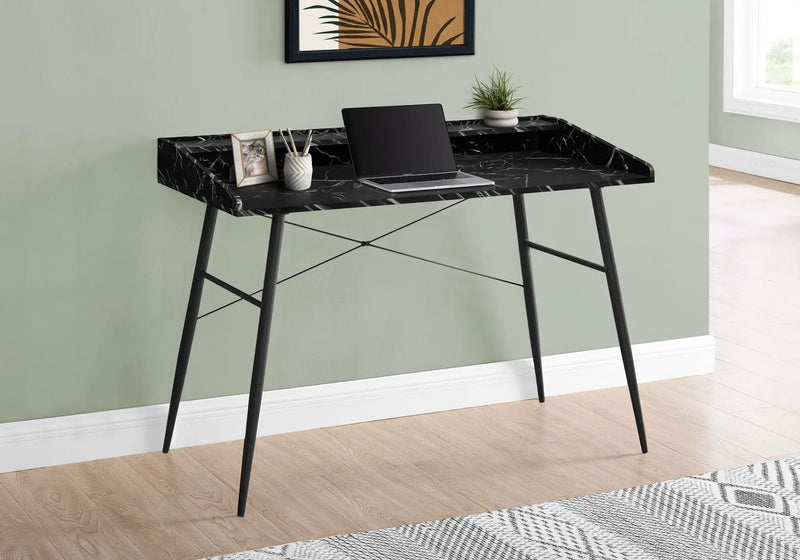 Computer Desk For Home Office, Laptop Storage Shelves, Contemporary & Modern by Unique Piece Furniture