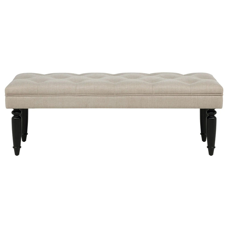 Marsha 52-inch Upholstered Entryway Accent Bench Latte by Unique Piece Furniture