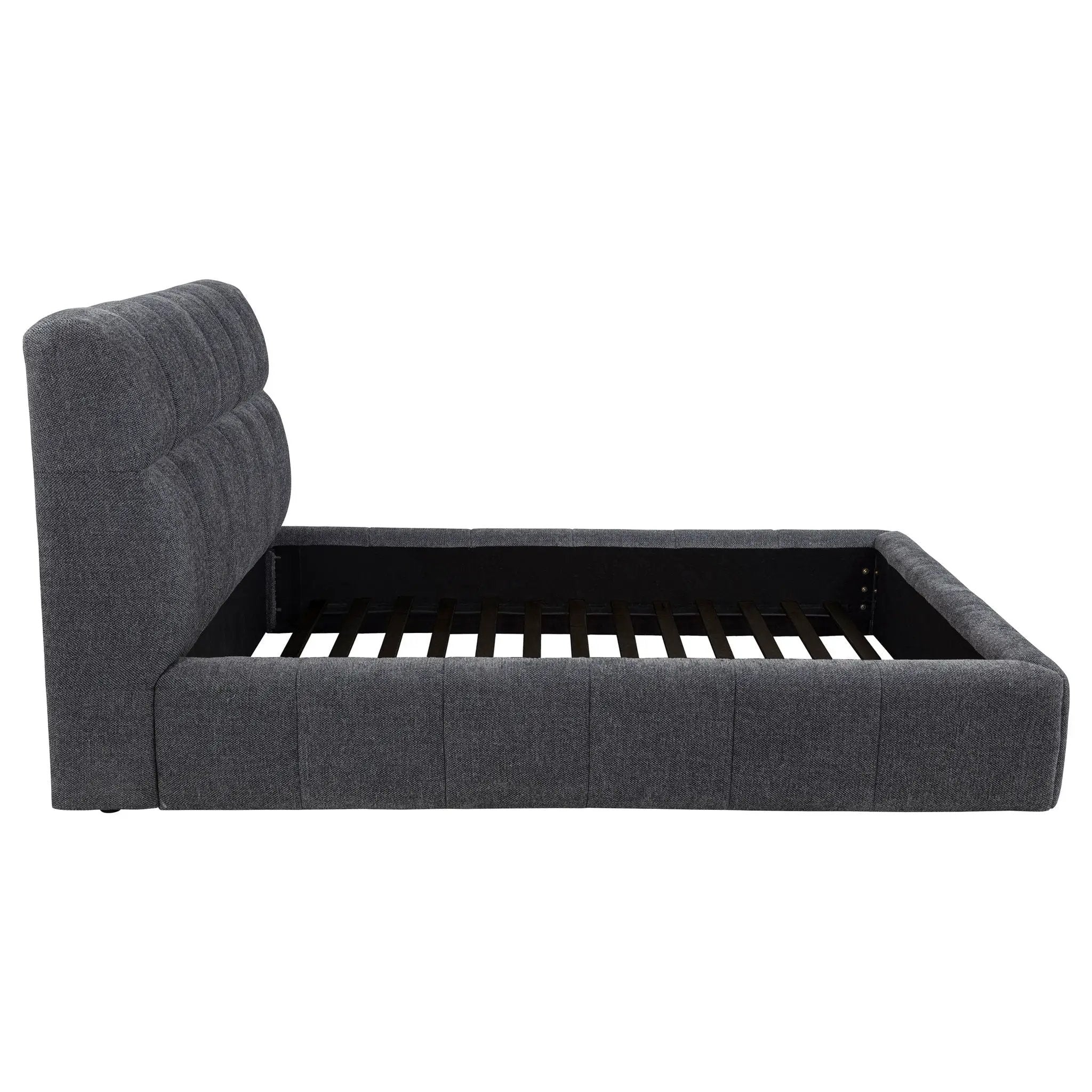Nollet 48-inch Upholstered Queen Panel Platform Bed Grey by Unique Piece Furniture