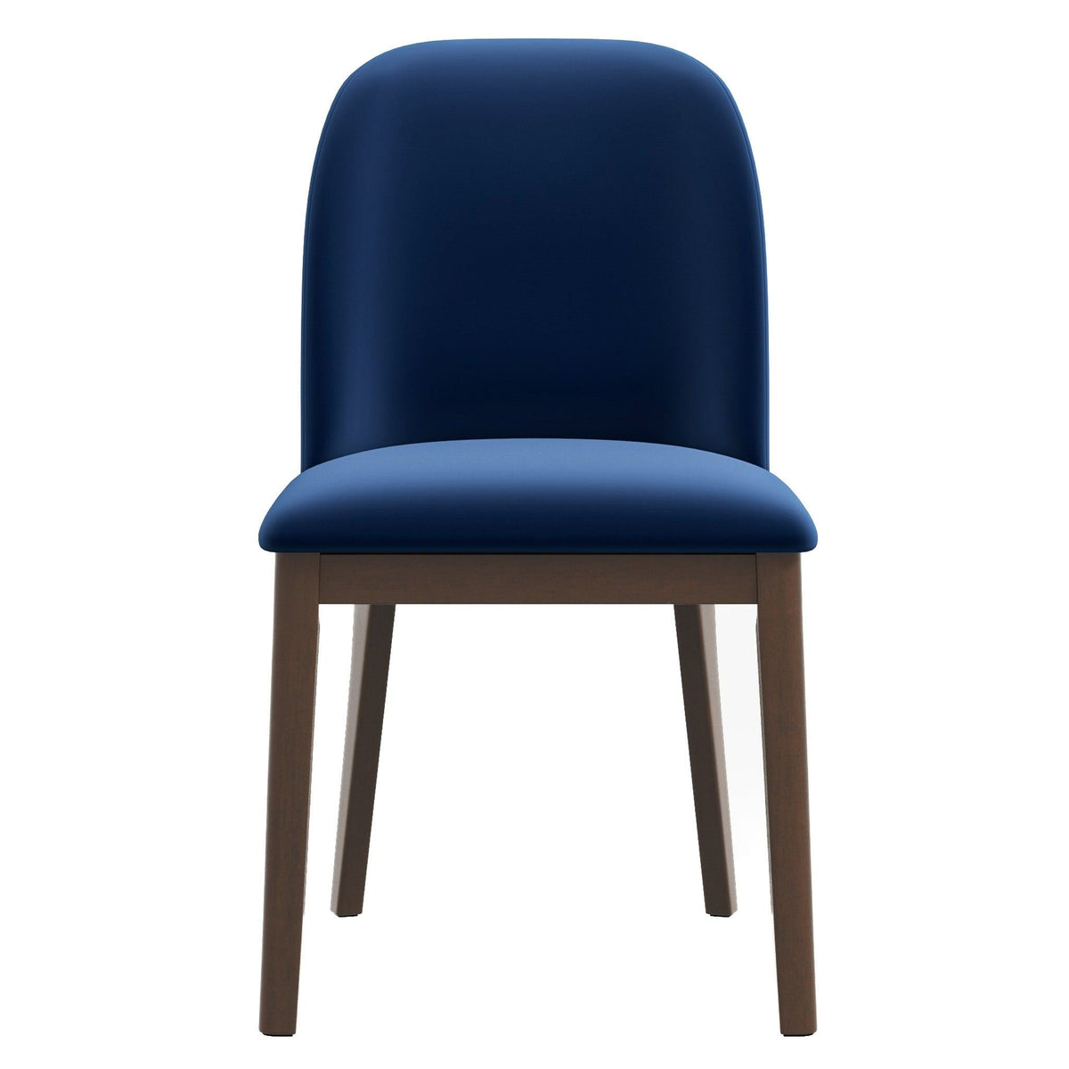 Comfort Dining Chair Set of 2 with Solid Wood Legs - Beige, Orange, Blue, Green, photo 2 of 40