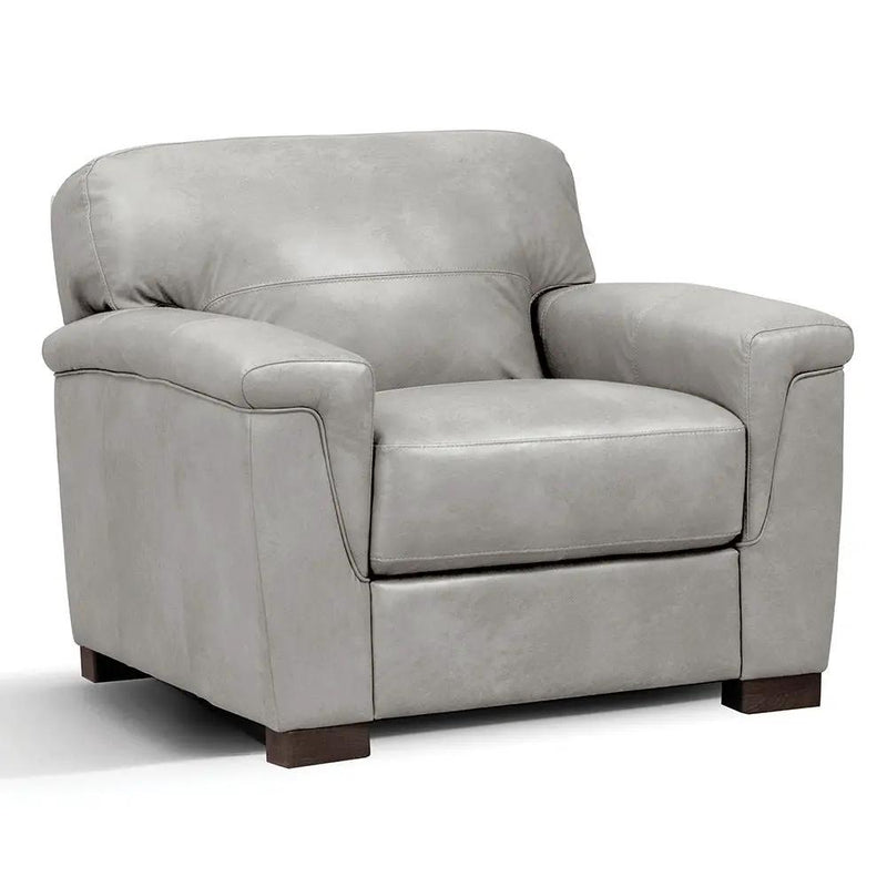Cornelia - Chair - Pearl Gray Leather by Unique Piece Furniture