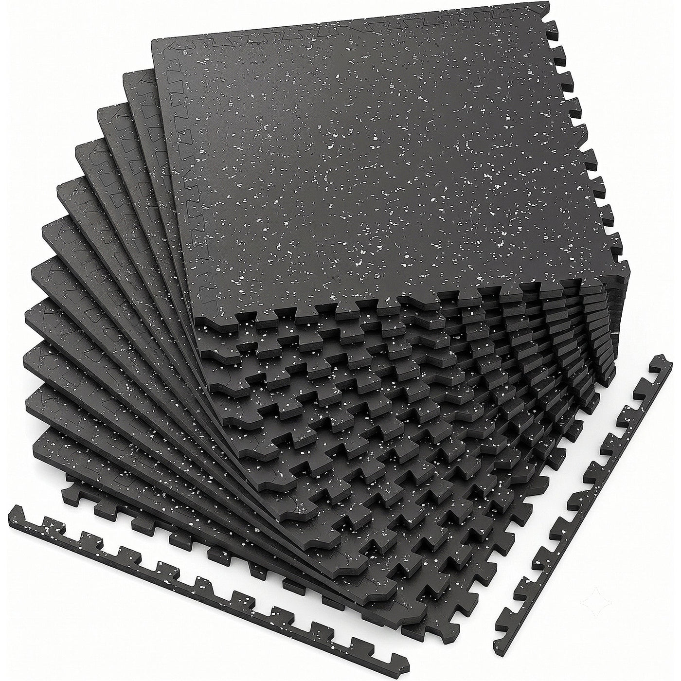 0.6 Inch Thick Interlocking Gym Floor Mats by HouseOfZazla