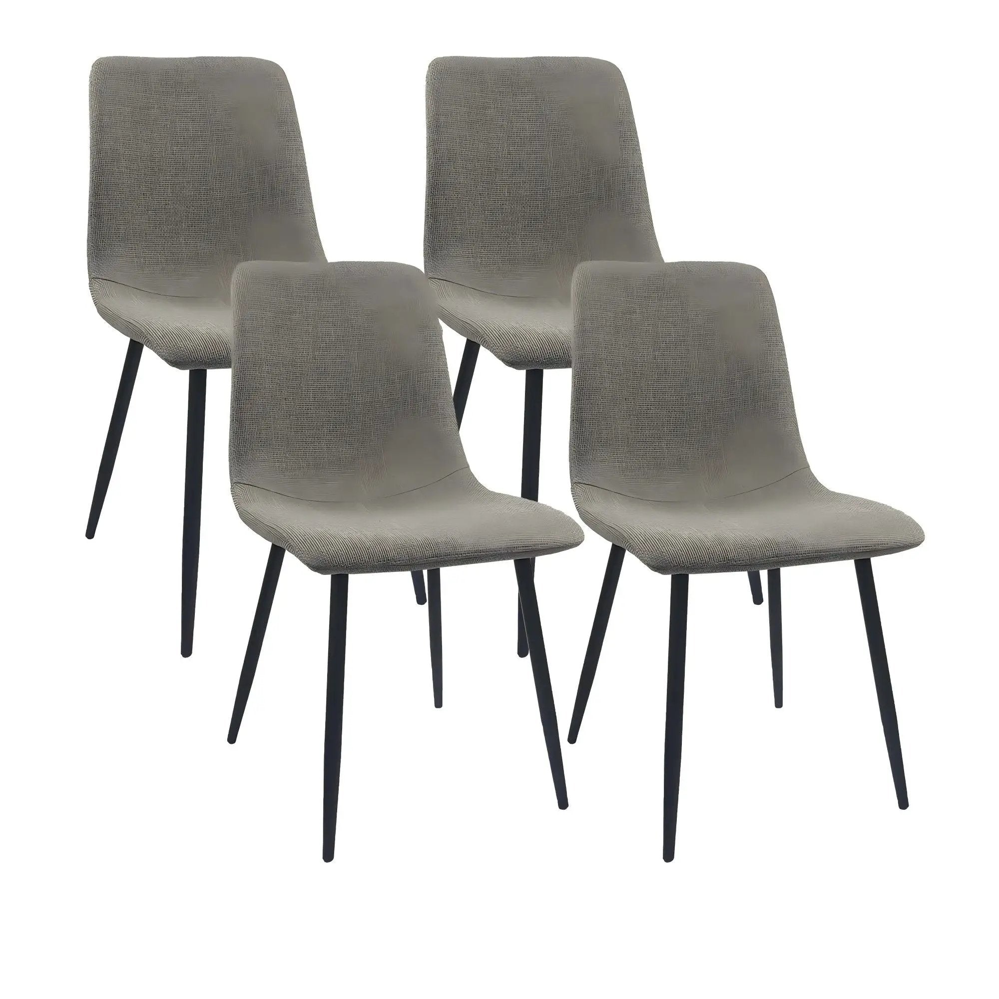 Modern Upholstered Dining Chairs With Cushion Seat And Sturdy Legs (Set of 4) by Unique Piece Furniture