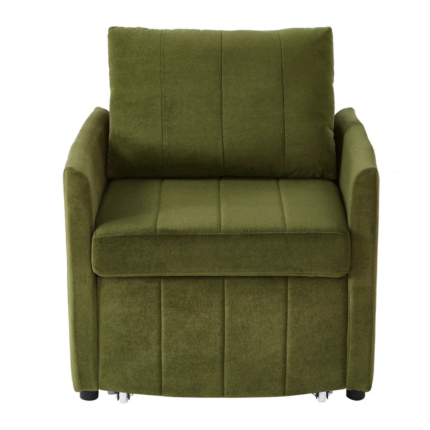 Upholstered Convertible Sleeper Sofa With 5 Position Backrest, Side Pockets, Storage by Unique Piece Furniture