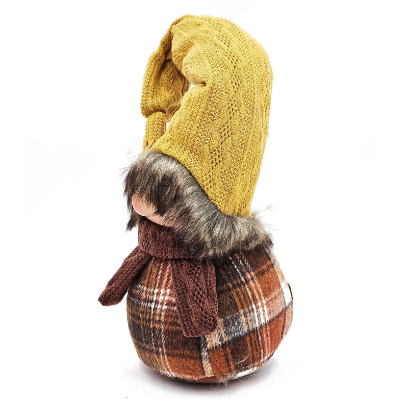 Gnomes Decorations, For Fall Thanksgiving Table Decorations (Set of 2) - Brown / Yellow by HouseOfZazla