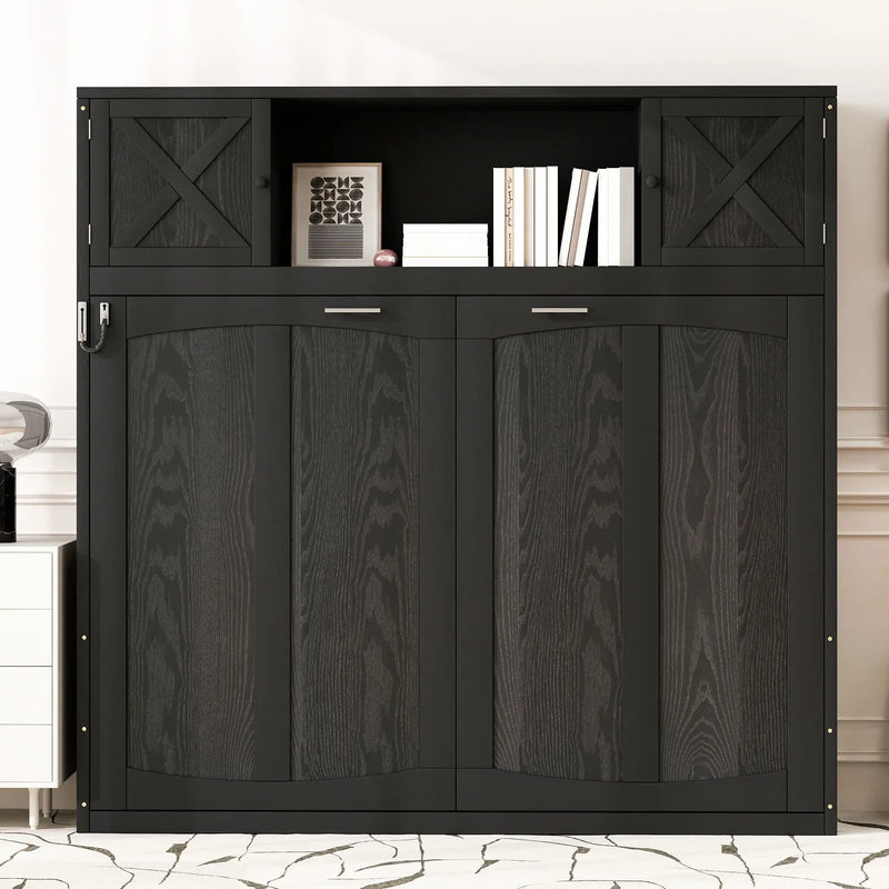 Murphy Bed With Storage Cabinets by HouseOfZazla