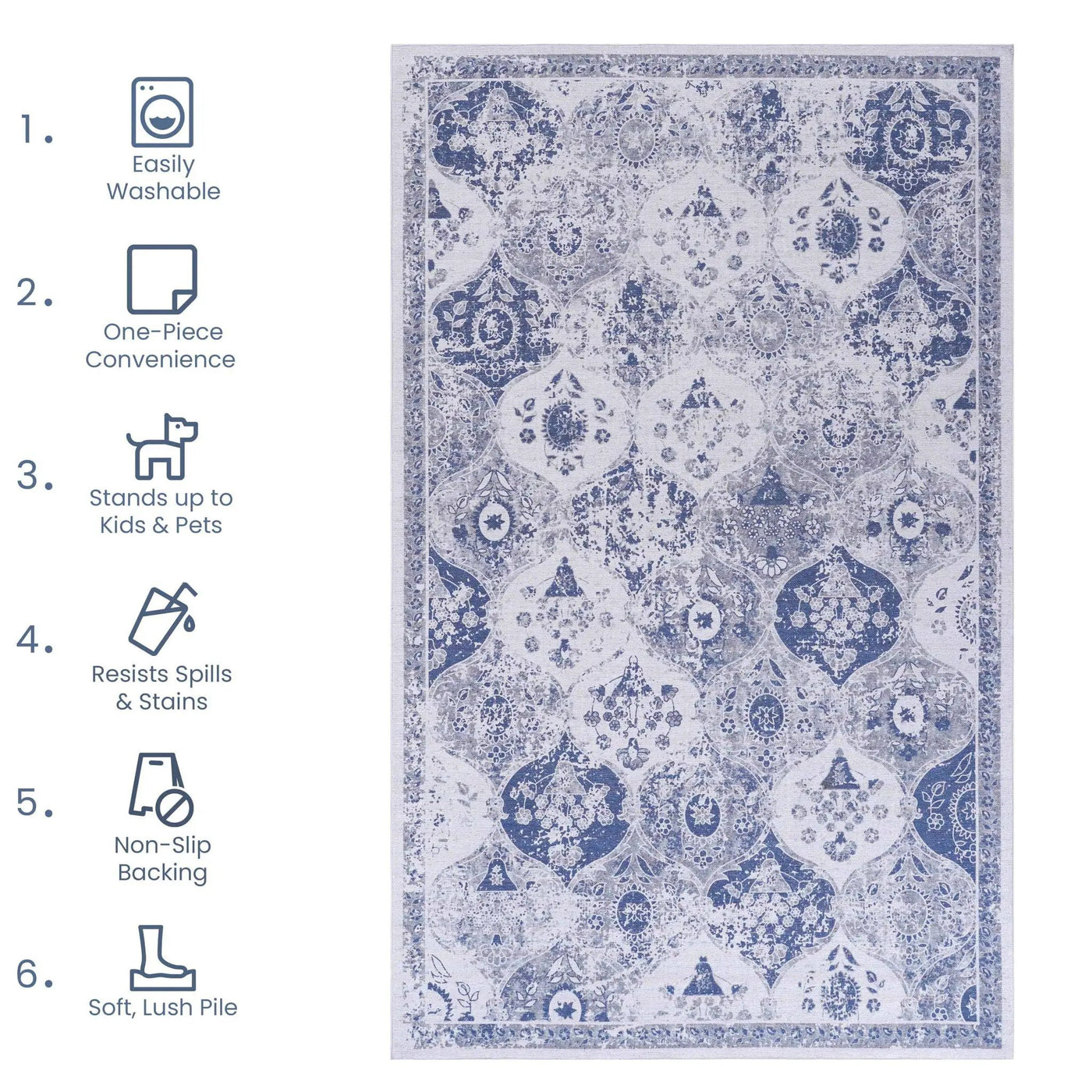 Maval - Stunning Runner Rug by HouseOfZazla