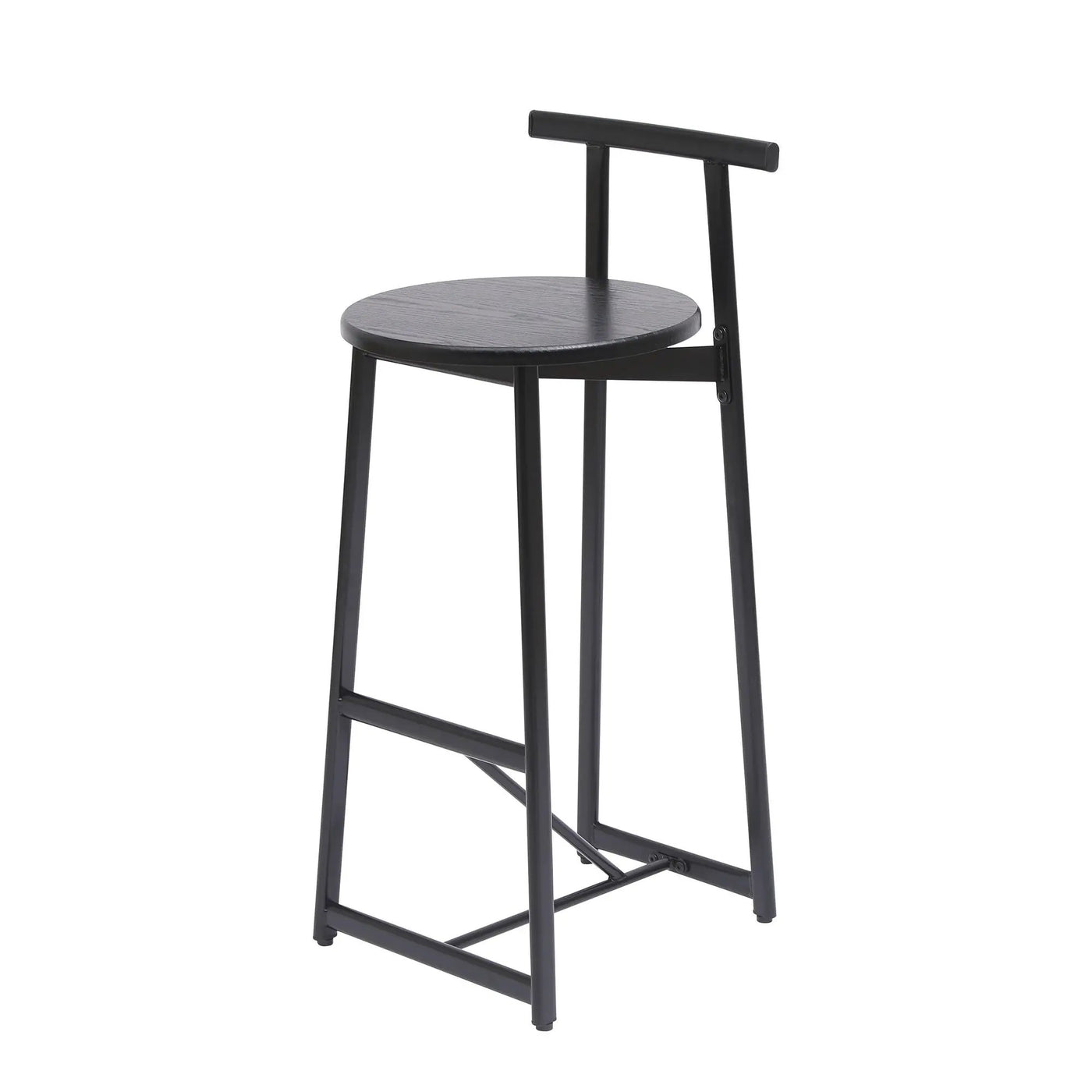 Modern Bar Stools With Backrest For Kitchen (Set of 3) by HouseOfZazla