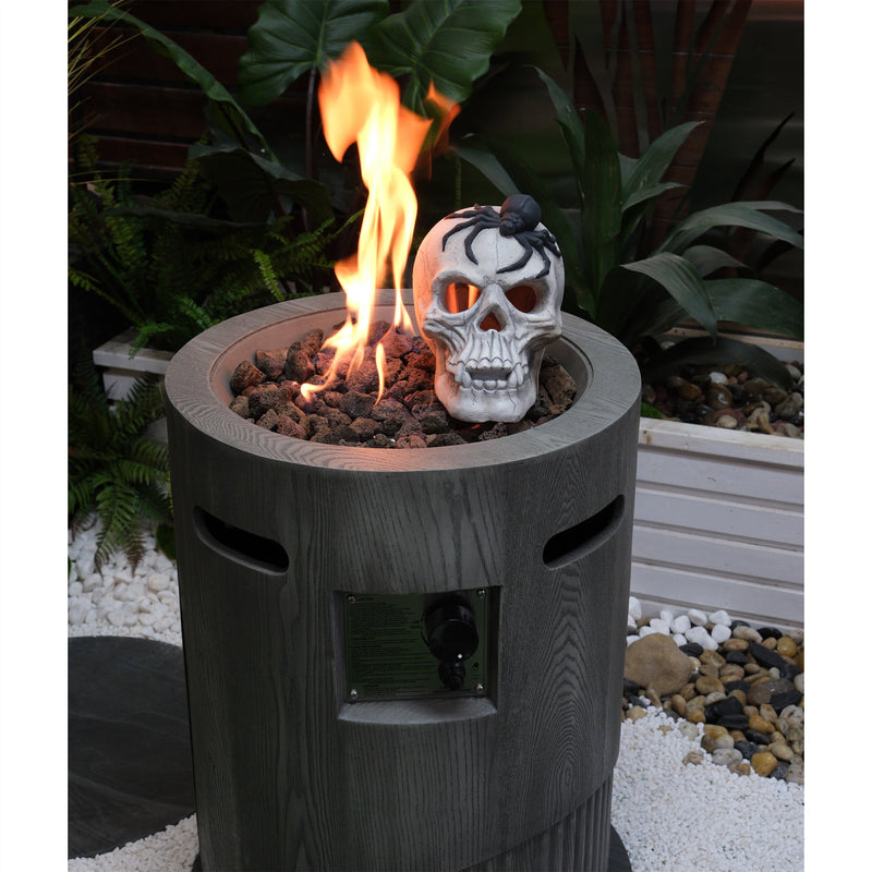 32000 BTU Round Outdoor Gas Fire Pit