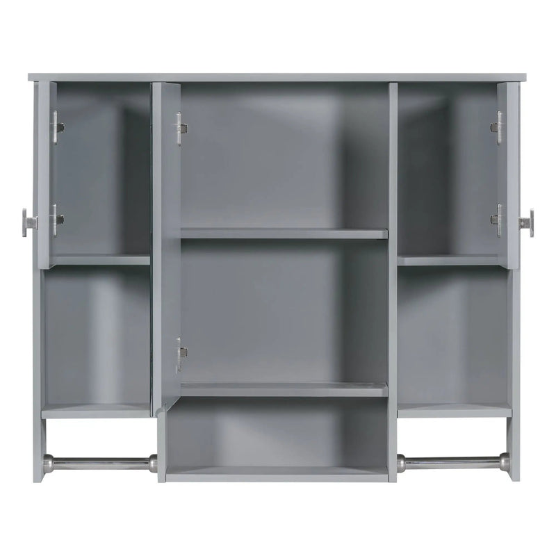 Wall Mounted Bathroom Storage Cabinet With Mirror, Medicine Cabinet With Towel Bar by Unique Piece Furniture
