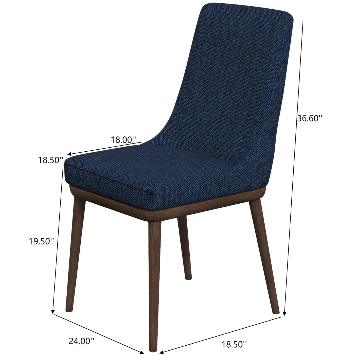 Kate - Mid-Century Modern Dining Chair (Set of 2) by Unique Piece Furniture
