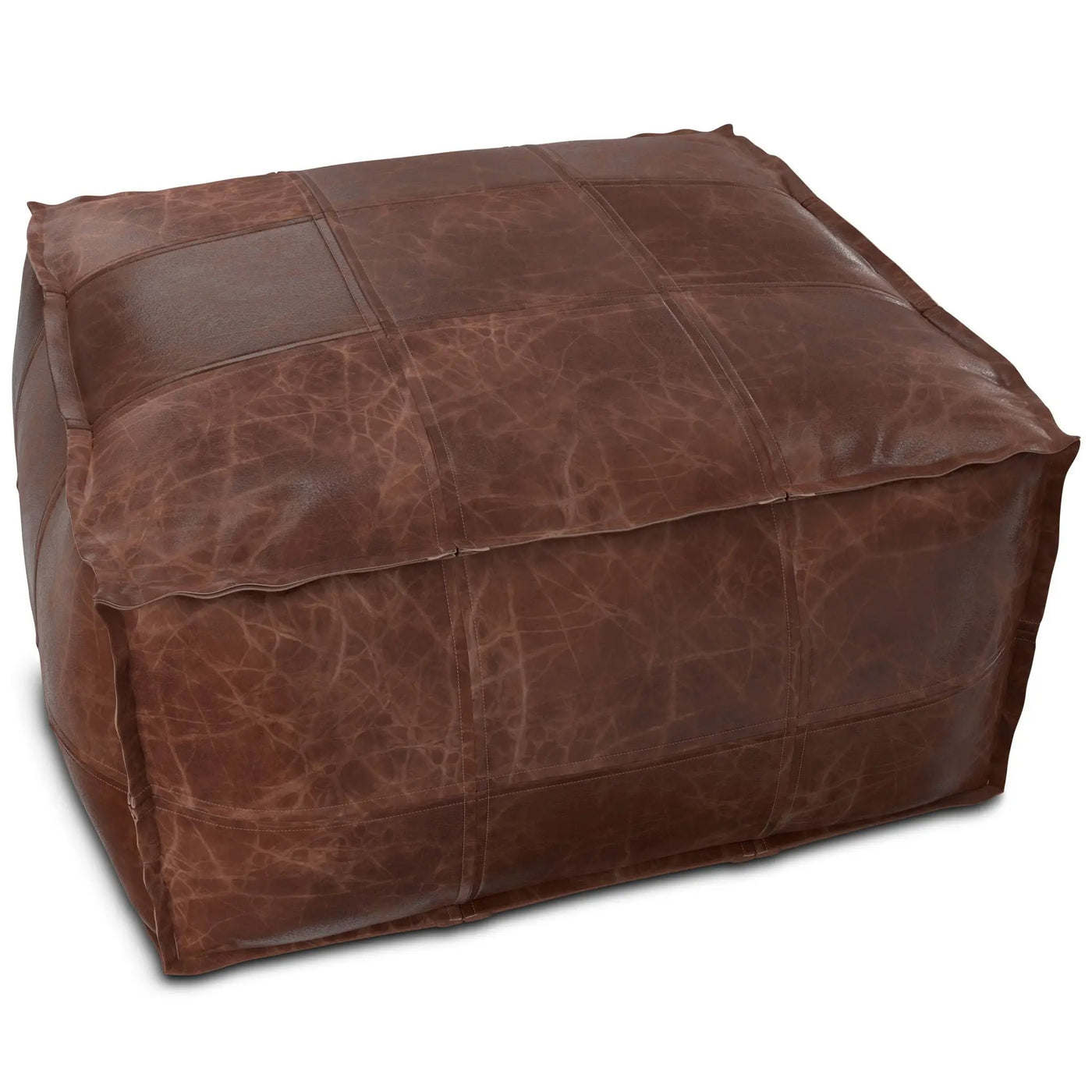 Sheffield - Handcrafted Square Pouf by HouseOfZazla