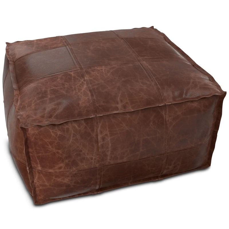 Sheffield - Handcrafted Square Pouf by HouseOfZazla