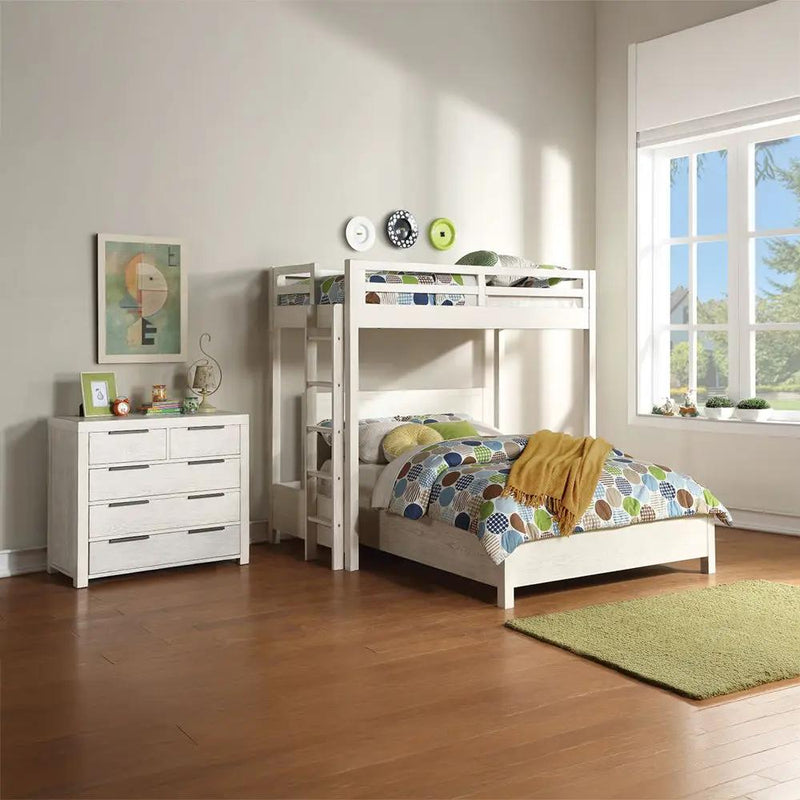 Celerina - Queen Bed - Weathered White by Unique Piece Furniture