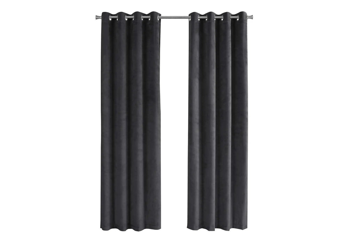 2 Pieces Set Room Darkening Curtain Panels with Grommet - Contemporary Style by HouseOfZazla