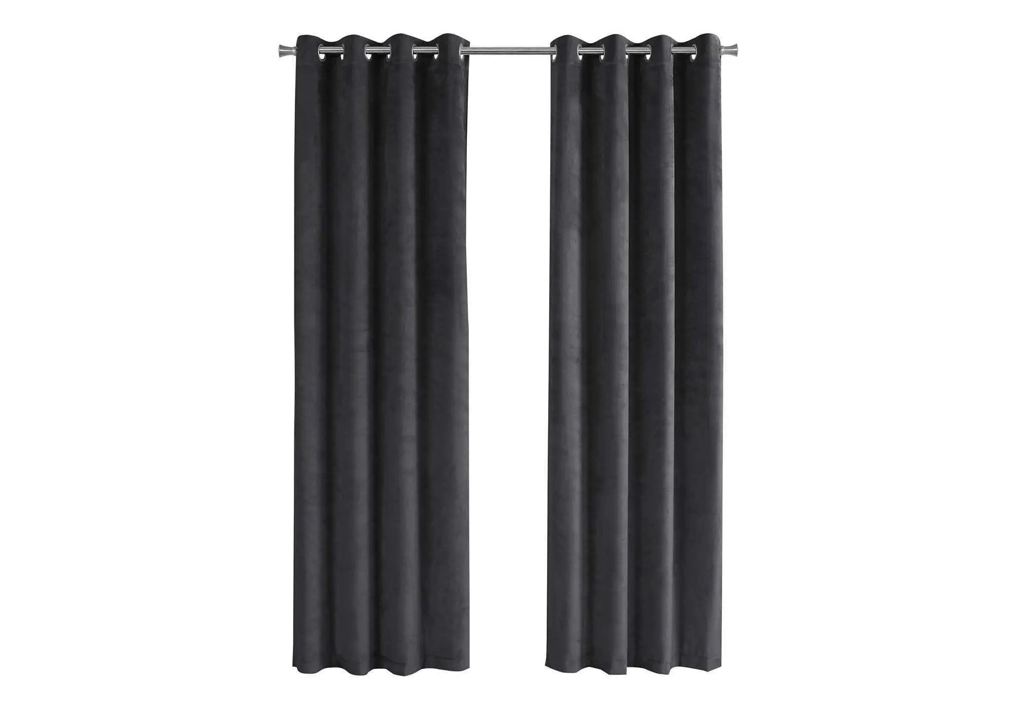 2 Pieces Set, Curtain Panel, Room Darkening, Grommet, Contemporary & Modern by Unique Piece Furniture