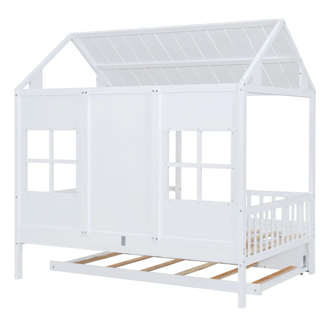 House Bed With Twin Size Trundle, Daybed by HouseOfZazla