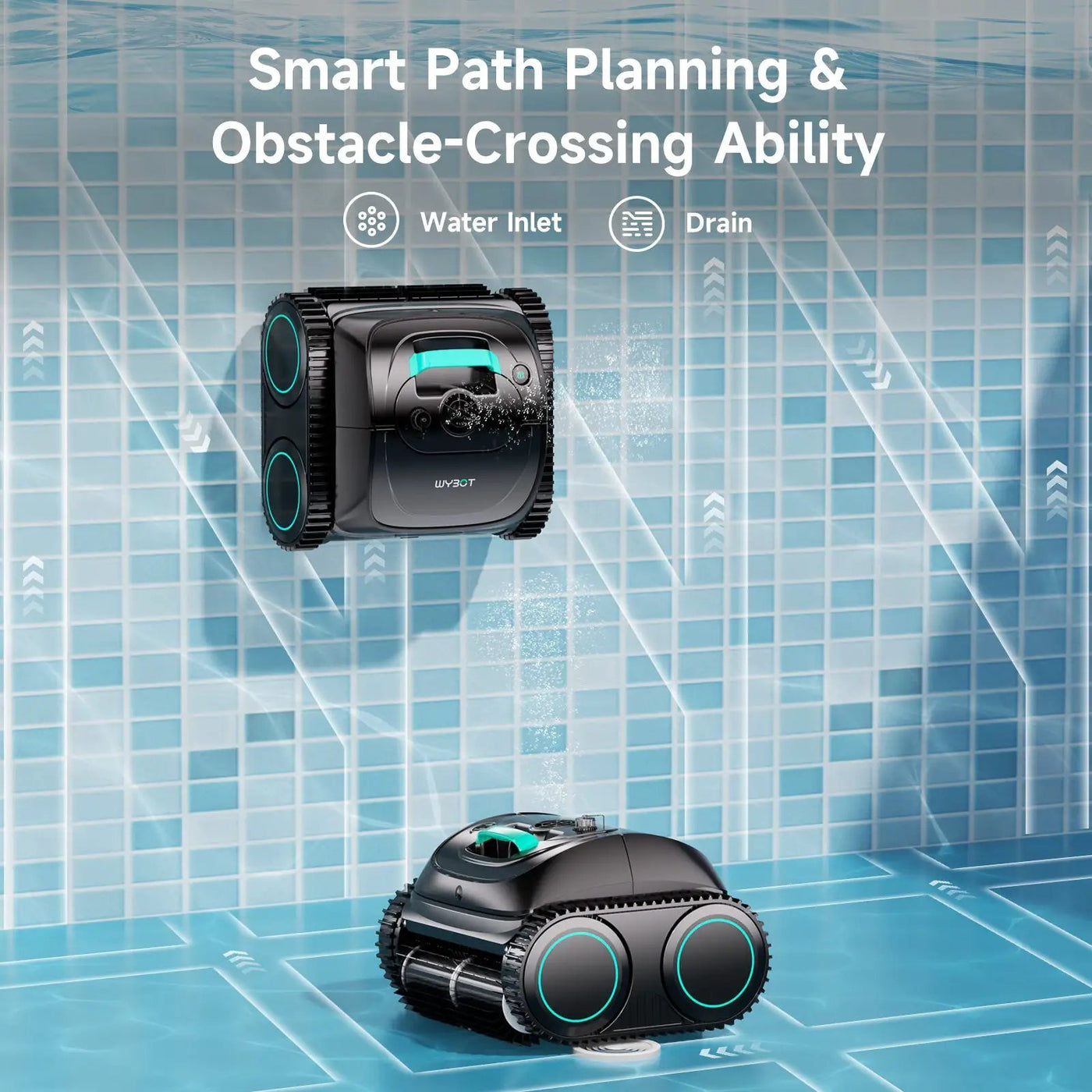 (2026 Upgrade) WYBOT C1 Cordless Robotic Pool Cleaner by WYBOT