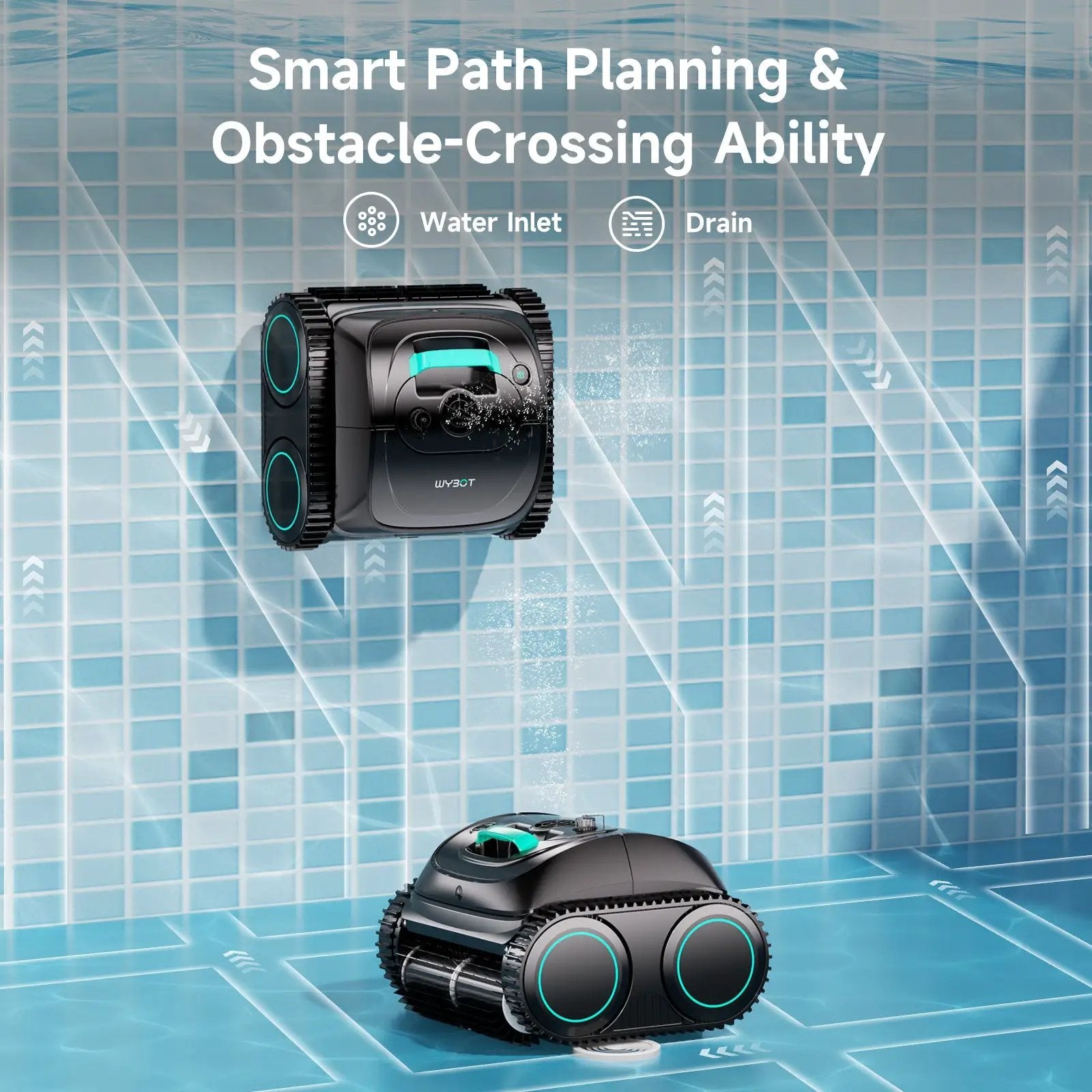 (2026 Upgrade) WYBOT C1 Cordless Robotic Pool Cleaner by WYBOT