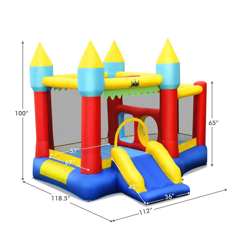 Inflatable Bounce Slide Jumping Castle Without Blower by DirectDeals